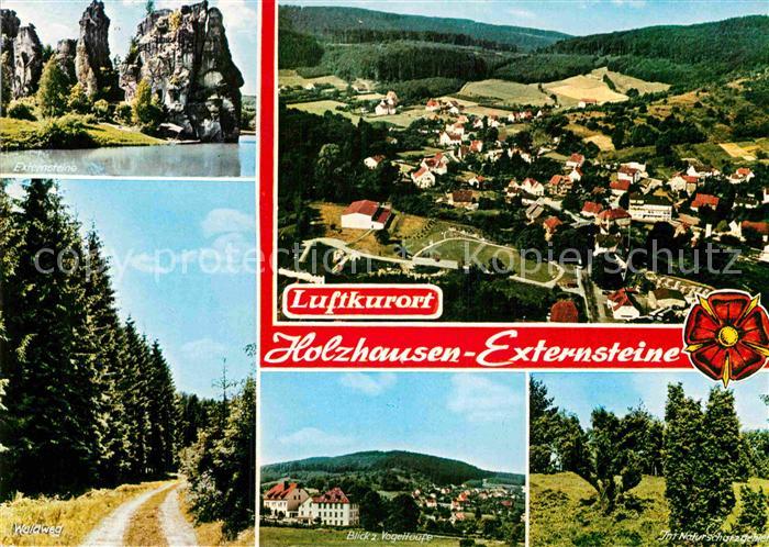 Externsteine Holzhausen Vogeltaufe Fliegeraufnahme