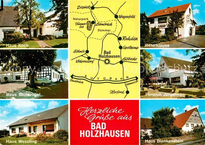 Bad Holzhausen Luebbecke Ritterklause Pensio-Juergensen Haeuser Koch Blotevogel