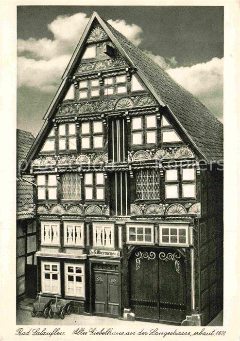 Bad Salzuflen Altes Giebelhaus Langestrasse