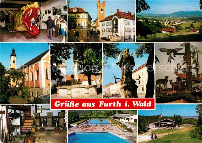 Furth Wald Drachen Stadtturm Hohenbogen Osser Brunnen Schlosspark