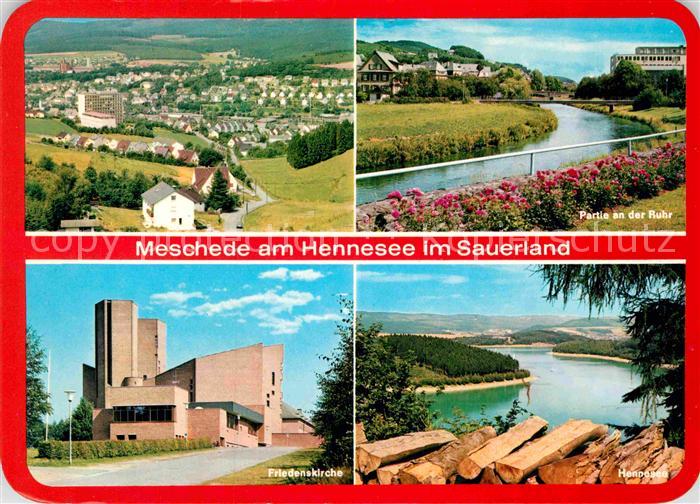 Meschede am Hennesee  Ruhrpartie Friedenskirche