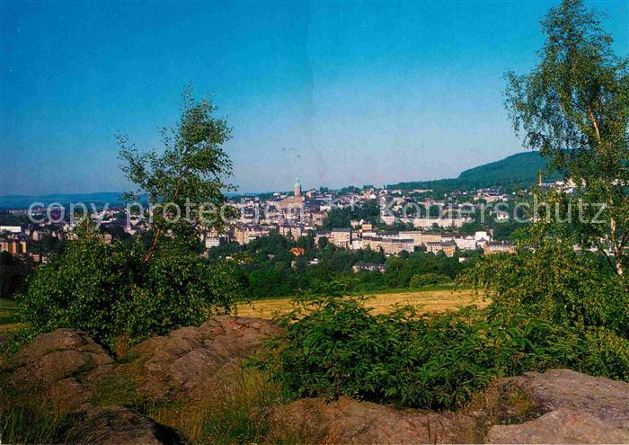 Annaberg-Buchholz Erzgebirge Blick von der Buchholzer Teufelskanzel