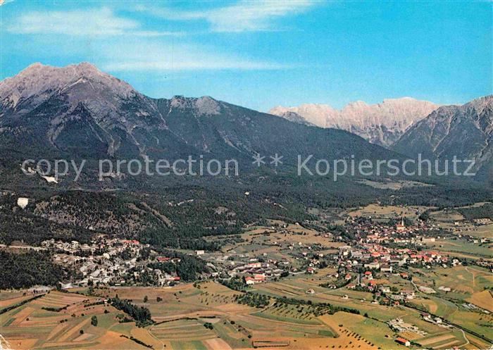 Imst Tirol Fliegeraufnahme mit Heiterwand