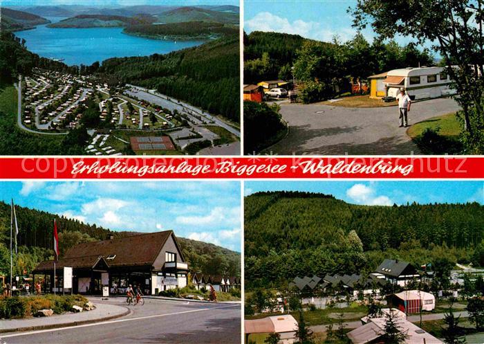 Attendorn Fliegeraufnahme Camping Biggesee-Waldenburg