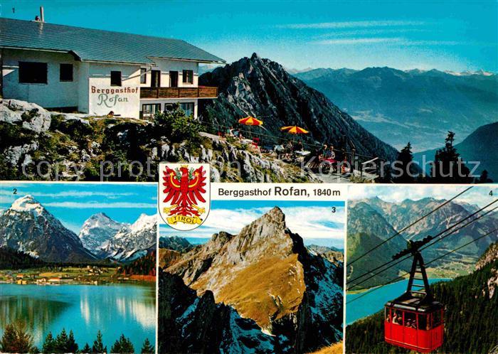 Pertisau Achensee Berggasthof Rofan Ebnerjoch Hochiss Rofanseilbahn