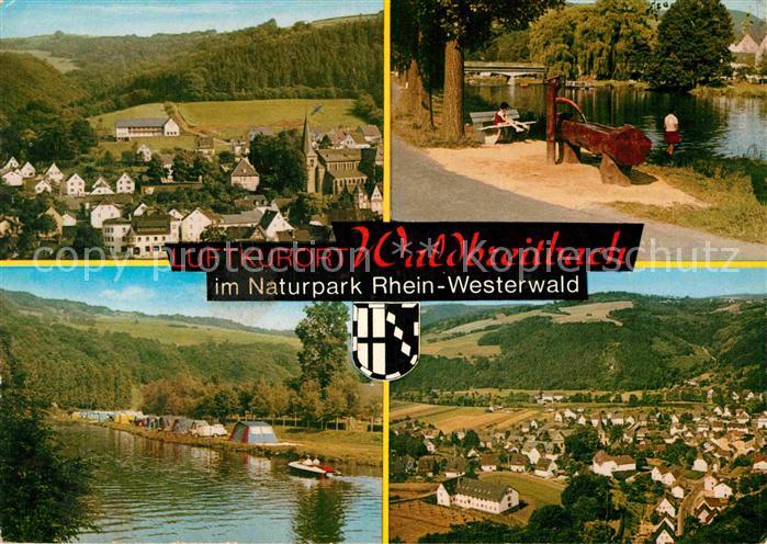 Waldbreitbach Wied Fliegeraufnahme Rheinpartie Naturpark