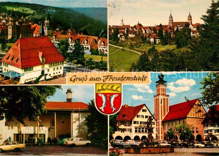 FREUDENSTADT BW Kirche Brunnen