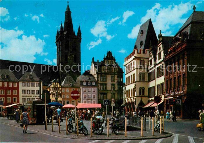 Trier Hauptmarkt mit Steige und St. Gangolph