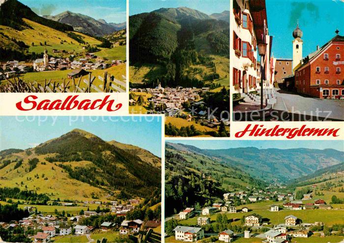 Saalbach-Hinterglemm Fliegeraufnahme Ortspartie Zwoelferkogel
