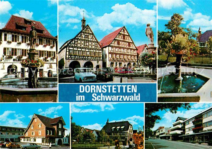 Dornstetten Wuerttemberg Fachwerk Brunnen