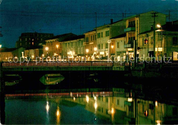 Cesenatico Porto Canale Notturno