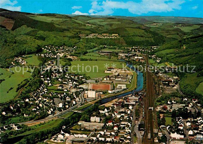 Plettenberg Fliegeraufnahme mit Lennetal