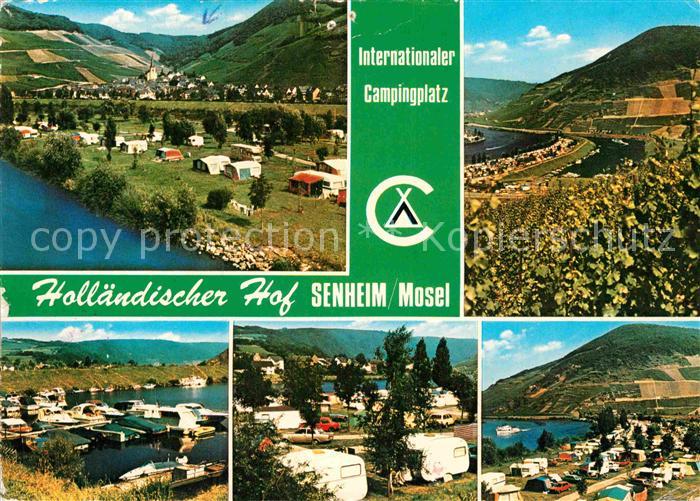 Senheim-Senhals Camping Hollaendischer Hof Moselpartie