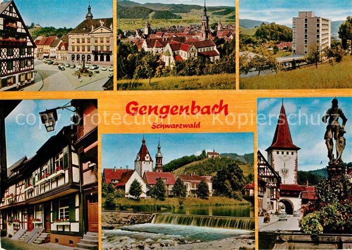 Gengenbach Brunnen Tor Bach Fachwerk