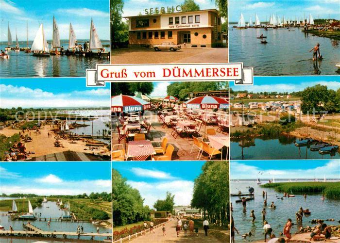 Duemmersee Diepholz Strand Segelboote  Hotel Restaurant Seeblick