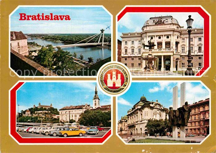 Bratislava Pressburg Pozsony Brueckenpartie