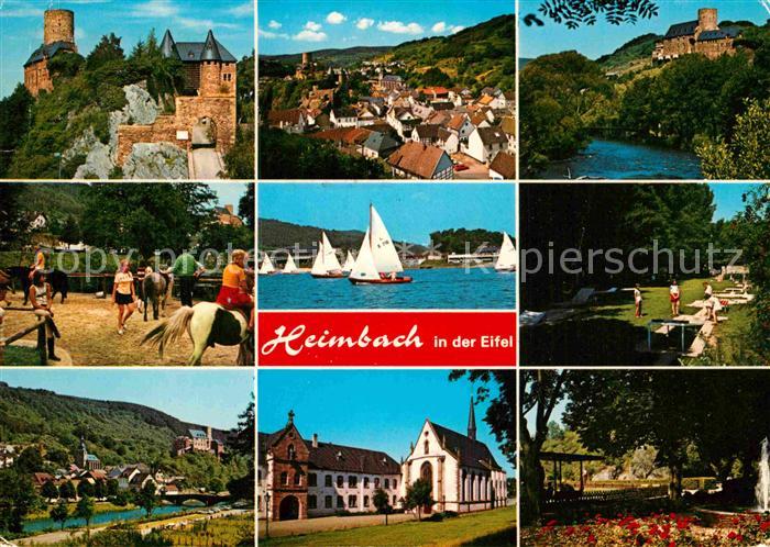 Heimbach Eifel mit Burg Rur- und Trappistenabtei Mariawald Minigolf