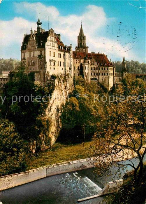 Sigmaringen Donaupartie Schloss des Fuersten von Hohenzollern