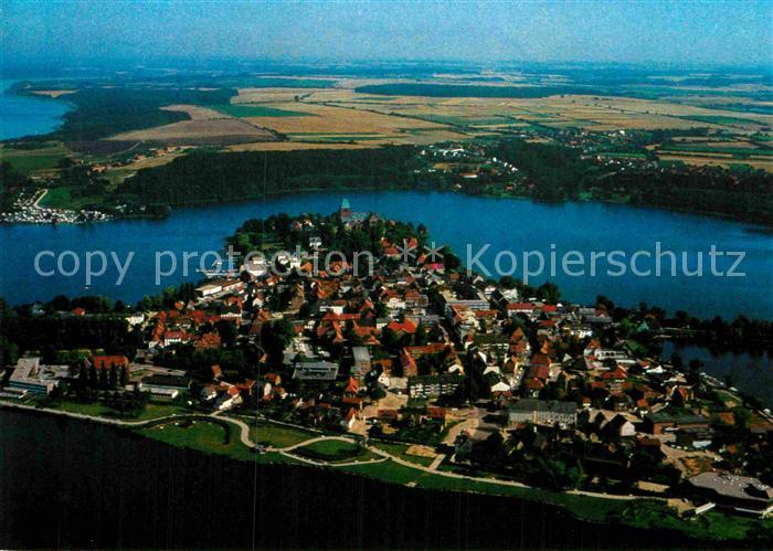 Ratzeburg Inselstadt Naturpark Lauenburgische Seen Fliegeraufnahme