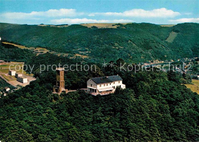 Bad Ems Cafe Restaurant Berghotel Concordiaturm Lahntal Fliegeraufnahme