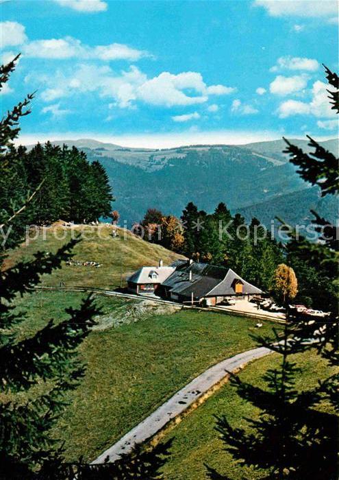 Muenstertal Schwarzwald Almgaststaette Kaelbelescheuer