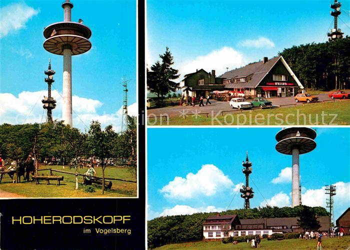 Schotten Hessen Hoherodskopf im Vogelsberg Berggasthof Fernmeldeturm