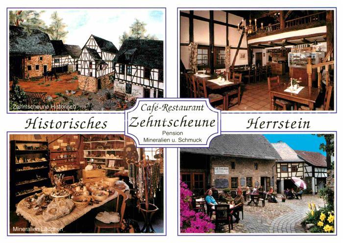 Herrstein Historische Stadt Cafe Restaurant Zehntscheune Mineralien