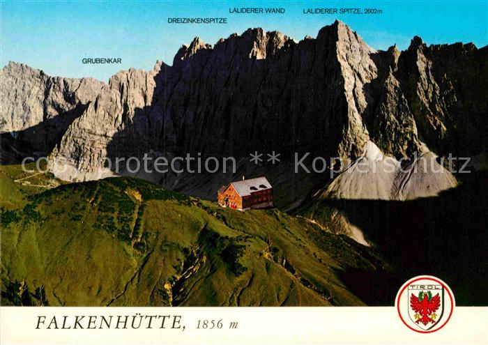Hinterriss Tirol Falkenhuette des DAV Adolf Sotier Haus im Karwendel Fliegeraufn