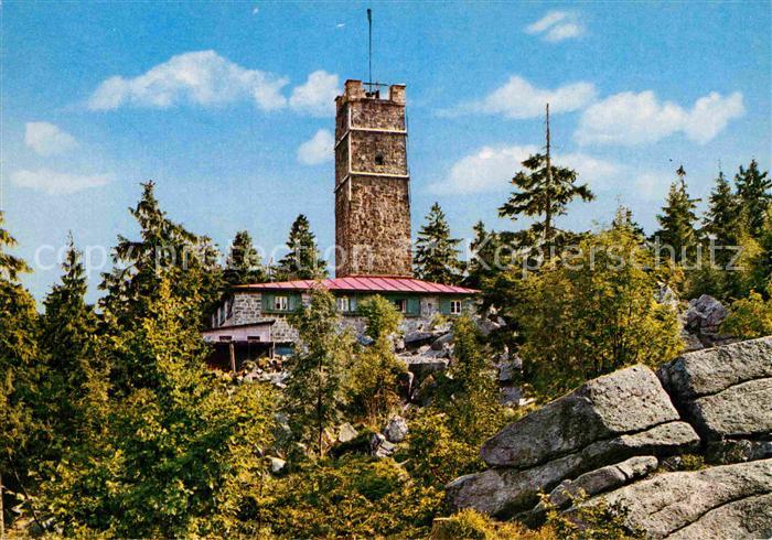 Fichtelberg Bayreuth Asenturm auf dem Ochsenkopf im Fichtelgebirge