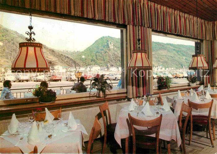 St Goar Hotel Zum Goldenen Loewen Historisches Haus 18. Jhdt. Restaurant