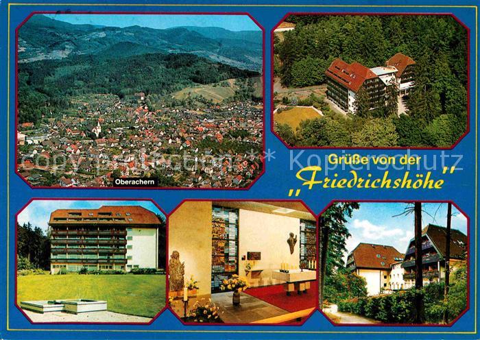 Oberachern Sanatorium Erholungsheim Friedrichshoehe Panorama Schwarzwald