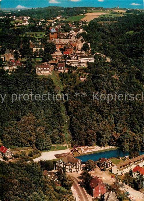 Burg Wupper Schloss Burg Seilbahn Unterburg Fliegeraufnahme
