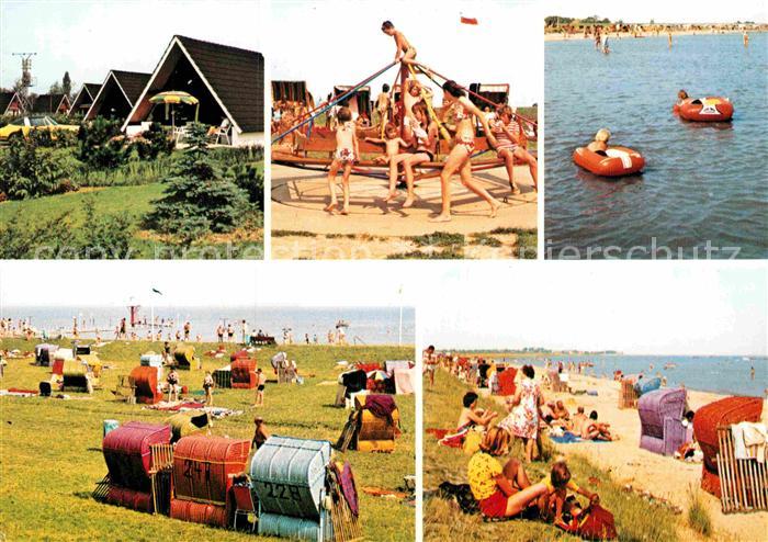 Burhave Nordsee Kuestenbadeorte Ferienhaeuser Strand Kinderspielplatz
