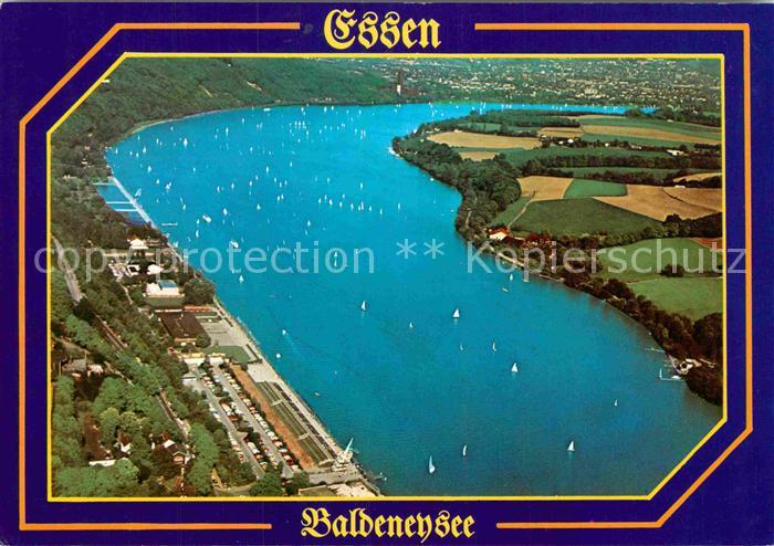 Essen Ruhr Baldeneysee Fliegeraufnahme