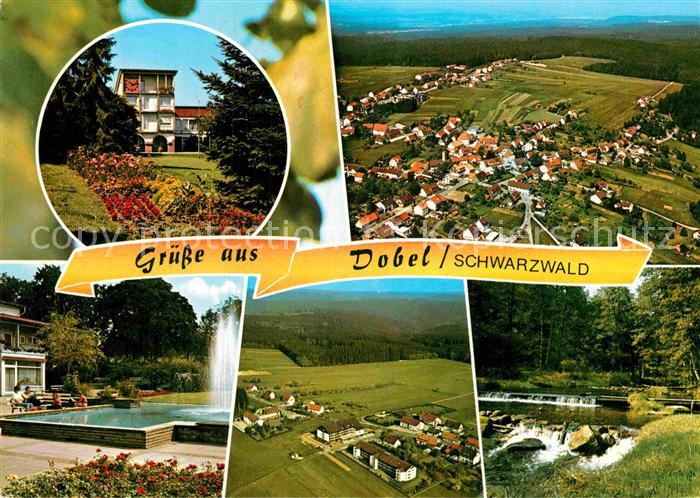 Dobel Schwarzwald Teilansichten Heilklimatischer Kurort Freizeitzentrum Wasserfa