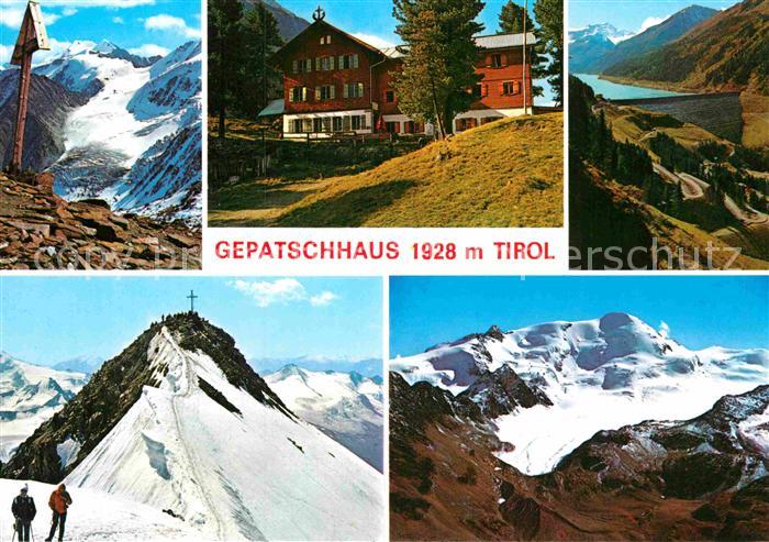 Gepatschhaus Berghaus oetztaler Alpen Gebirgspanorama