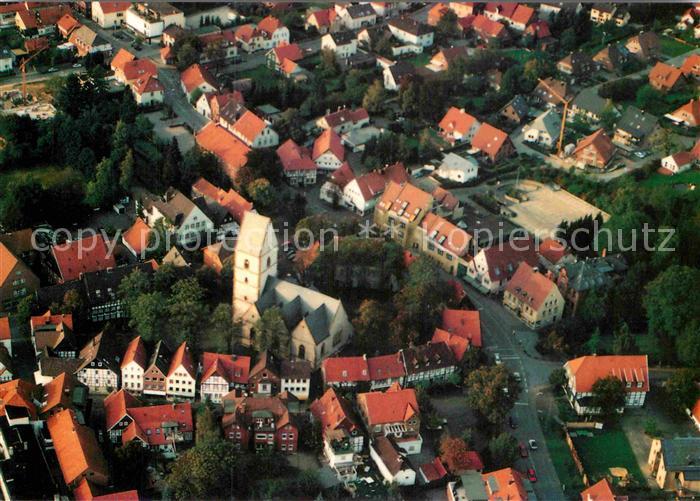 Halle Westfalen Haller Herz Fliegeraufnahme