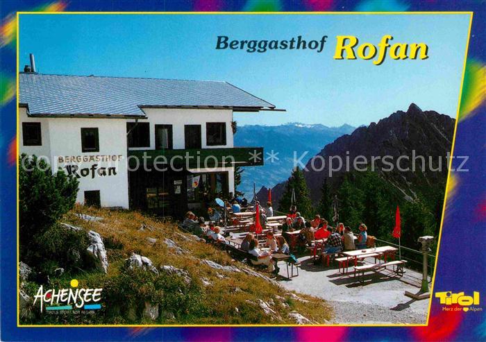 Achensee Berggasthof Rofan Jausenstation Almstueberl Alpen