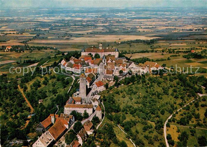 Waldenburg Wuerttemberg Schloss Luftkurort Fliegeraufnahme