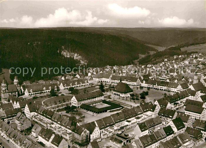 FREUDENSTADT BW Hoehenluftkurort im Schwarzwald Fliegeraufnahme