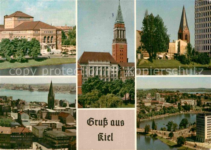 KIEL CITY Teilansichten Kirche Kieler Foerde