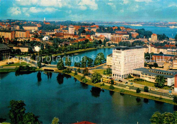 KIEL CITY Panorama Blick vom Rathaus Kieler Foerde