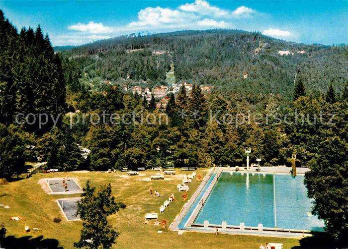 Triberg Schwarzwald Waldschwimmbad Freibad