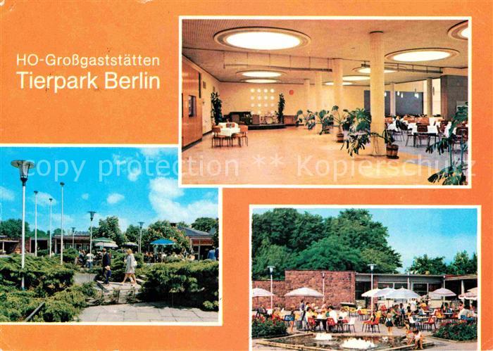BERLIN CITY HO Grossgaststaetten Tierpark Festsaal Cafeteria