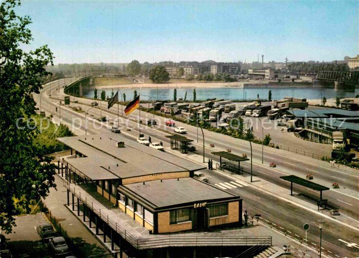 Kehl Rhein Landesgrenze Deutschland Frankreich Zollhof