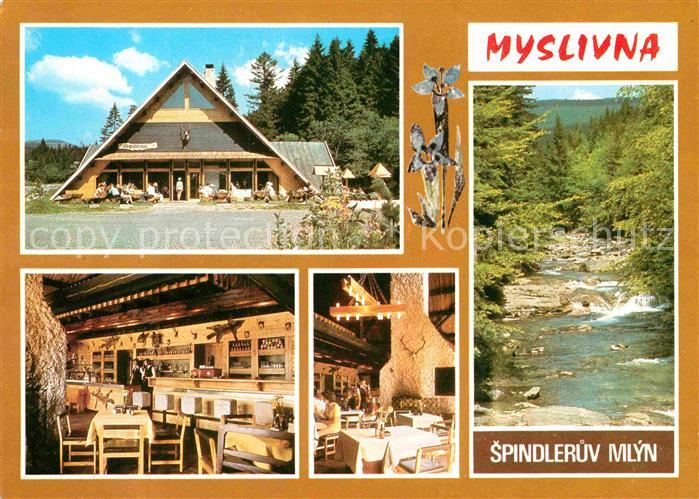 Spindleruv Mlyn Spindlermuehle Stylova restaurace Myslivna u Divcich lavek