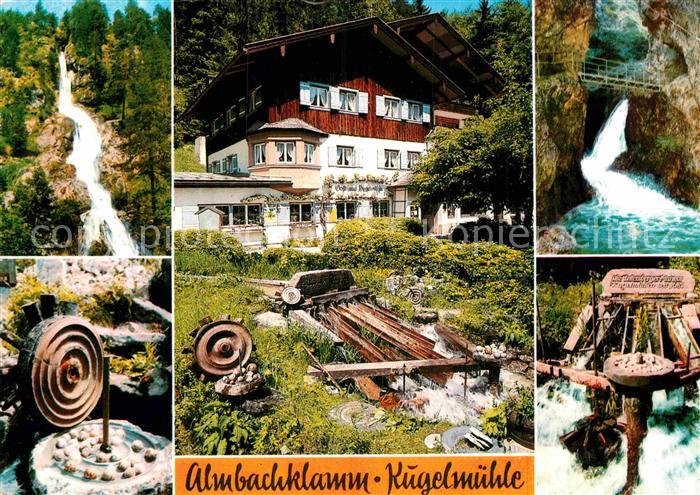 Marktschellenberg Gasthaus Pension Kugelmuehle Almbachklamm Wasserfall