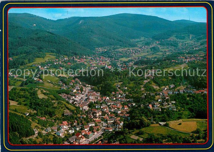 Buehlertal Luftkurort Schwarzwald Fliegeraufnahme