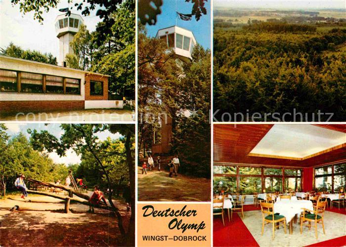 Dobrock Deutscher Olymp Turm Restaurant Kinderspielplatz Landschaftspanorama
