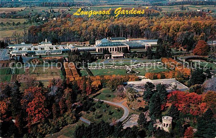 Kennett Square Fliegeraufnahme Longwood Gardens